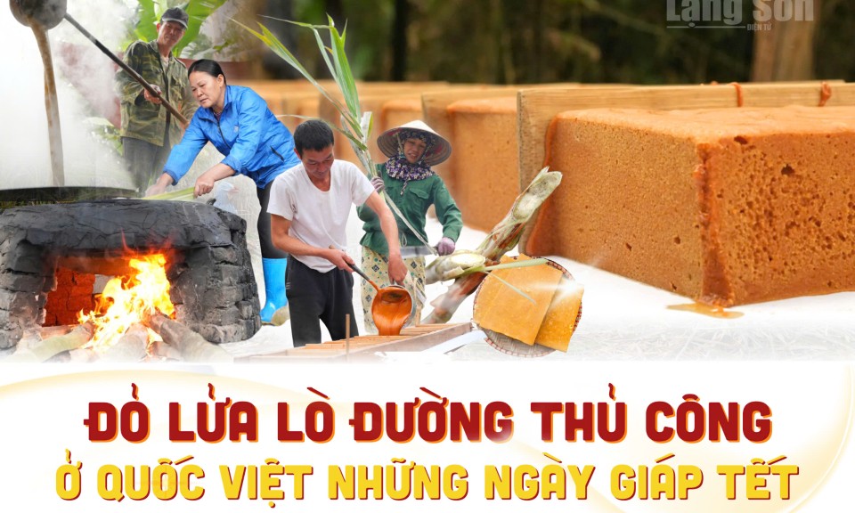 Đỏ lửa l&ograve; đường thủ c&ocirc;ng ở Quốc Việt những ng&agrave;y gi&aacute;p Tết