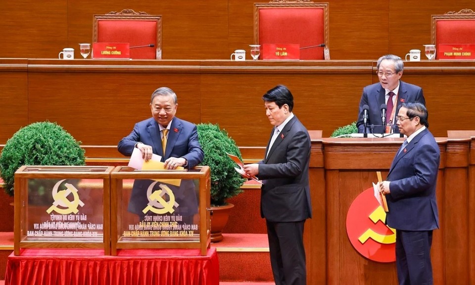 Kết quả bỏ phiếu bầu Ban Chấp h&agrave;nh Trung ương Đảng kh&oacute;a XIV