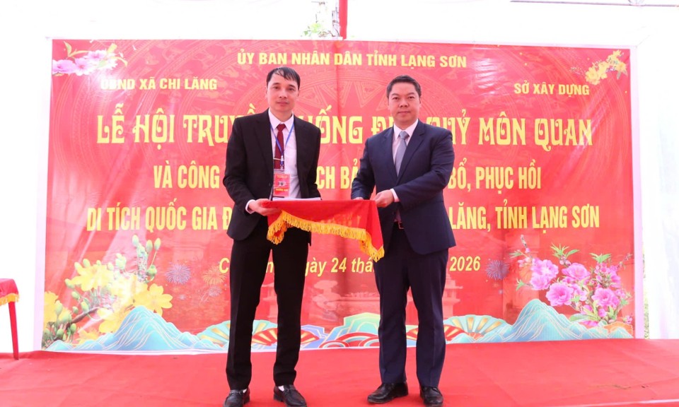 Khai mạc Lễ hội đền Quỷ M&ocirc;n Quan v&agrave; c&ocirc;ng bố Quy hoạch bảo quản, tu bổ, phục hồi Di t&iacute;ch quốc gia đặc biệt Di t&iacute;ch lịch sử Chi Lăng