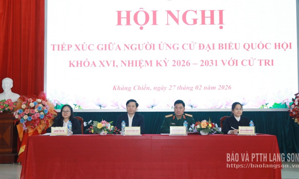 C&aacute;c ứng cử vi&ecirc;n đại biểu Quốc hội kh&oacute;a XVI ở đơn vị bầu cử số 2 tiếp x&uacute;c cử tri, vận động bầu cử tại c&aacute;c x&atilde;