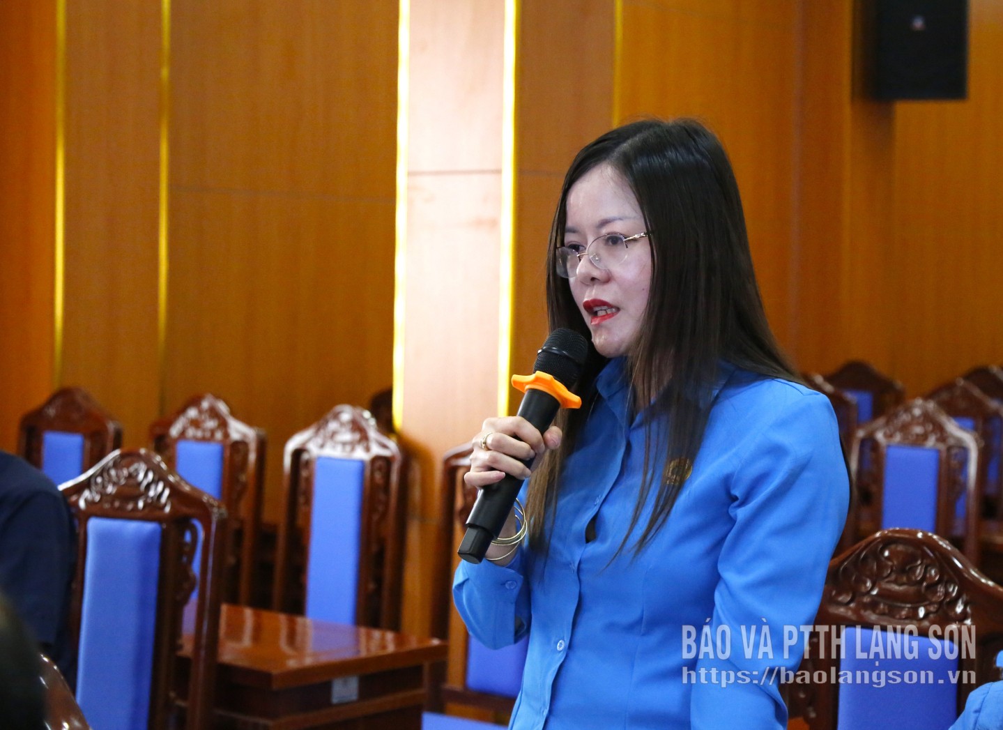 Đại biểu phát biểu ý kiến tại hội nghị