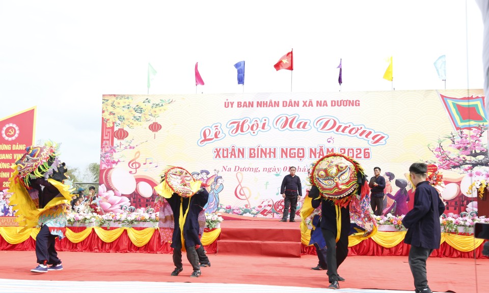 X&atilde; Na Dương tổ chức lễ hội điểm xu&acirc;n B&iacute;nh Ngọ 2026