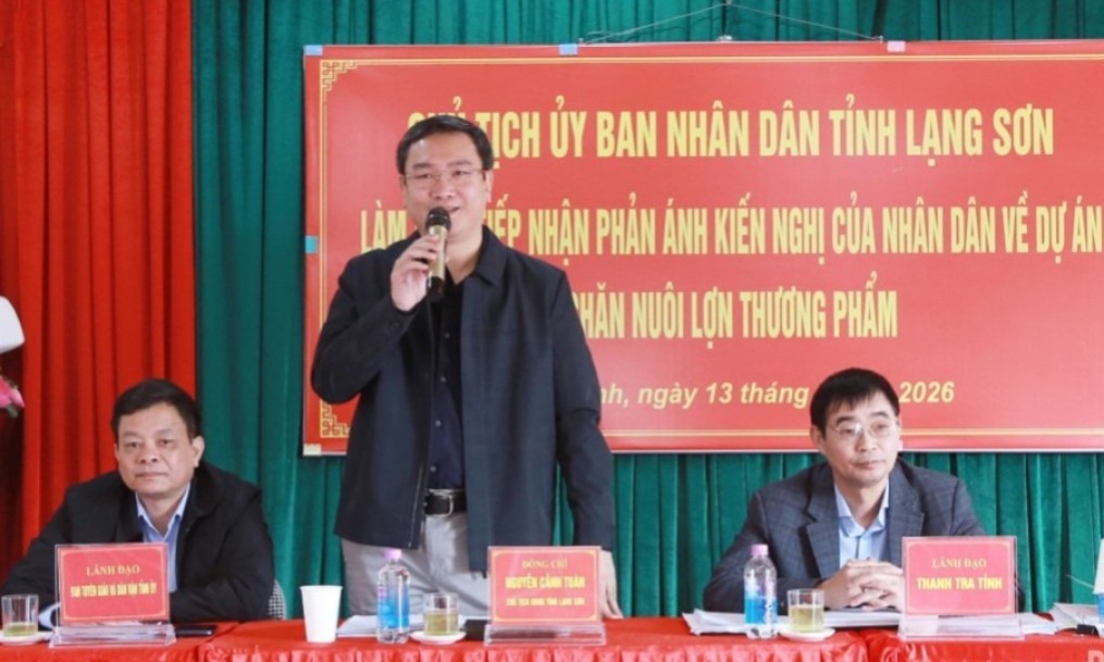 Đồng ch&iacute; Nguyễn Cảnh To&agrave;n, Ph&oacute; B&iacute; thư Tỉnh uỷ, Chủ tịch UBND tỉnh: Kh&ocirc;ng đ&aacute;nh đổi m&ocirc;i trường lấy tăng trưởng kinh tế