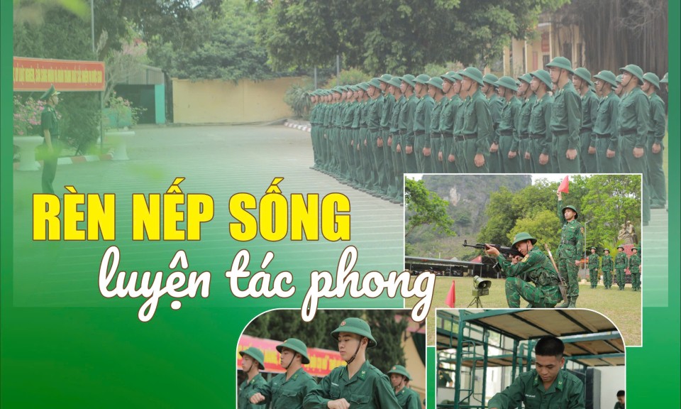 R&egrave;n nếp sống, luyện t&aacute;c phong