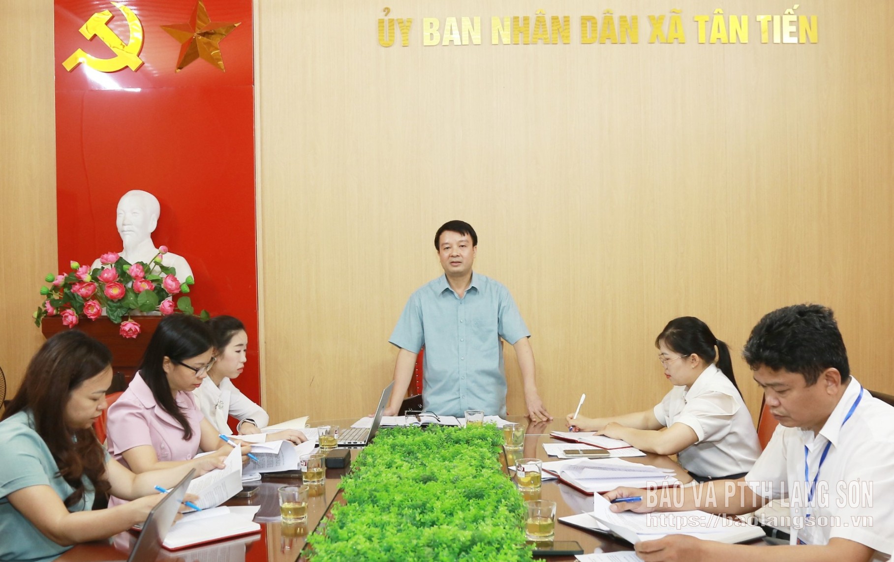 Đồng chí Phó Chủ tịch Ủy ban MTTQ Việt Nam tỉnh, Trưởng đoàn giám sát phát biểu kết luận