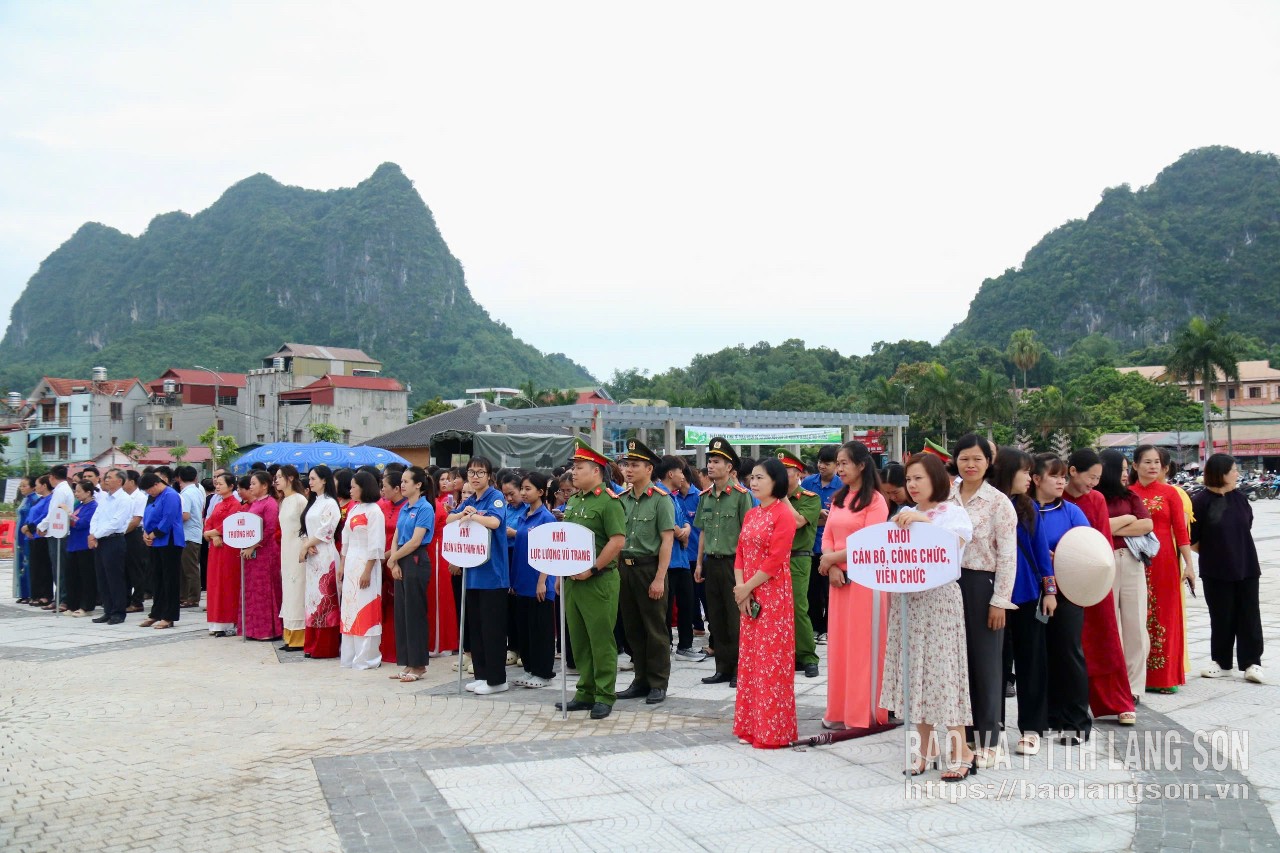 Các đại biểu dự lễ phát động