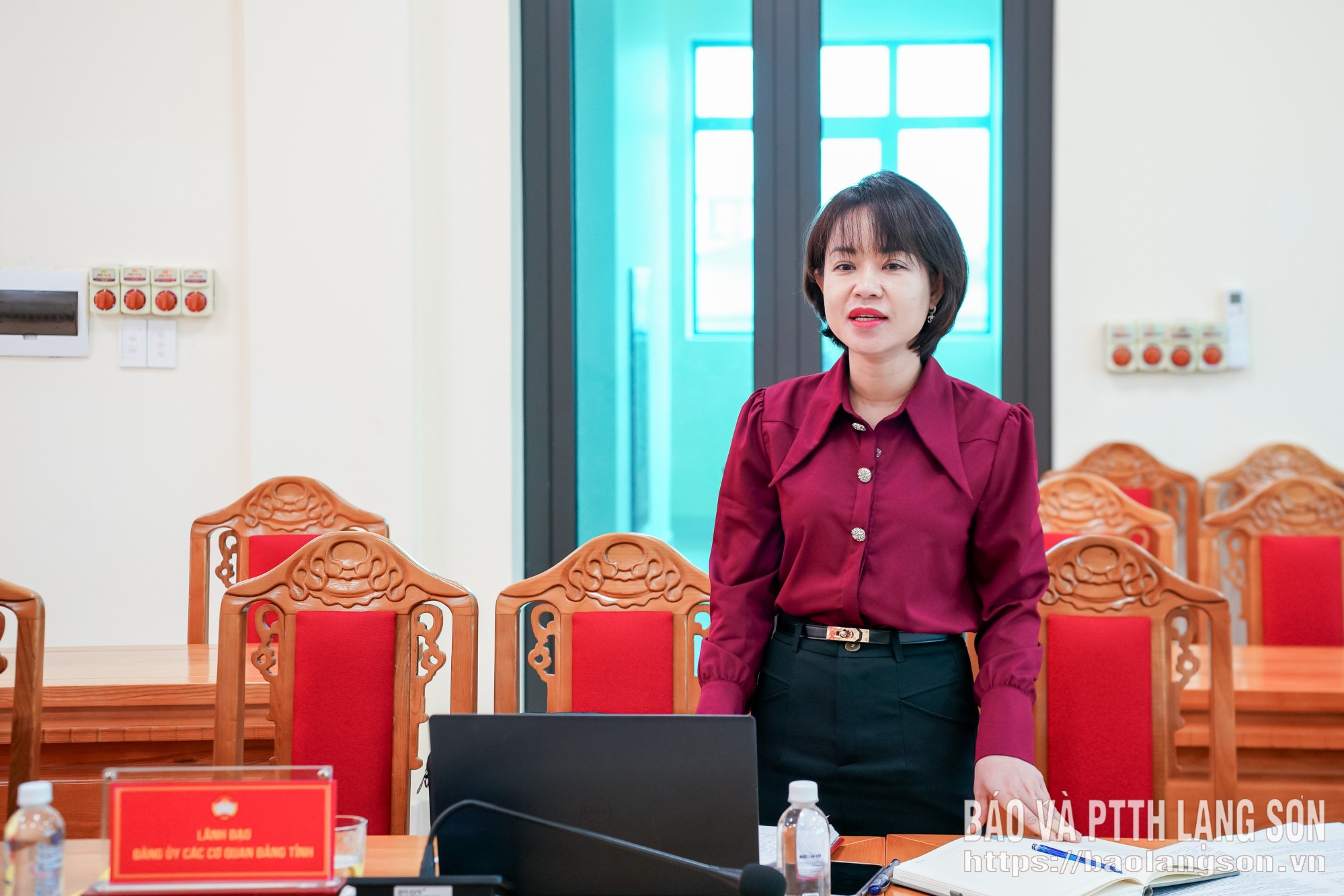 Đại diện cơ quan Đảng ủy các cơ quan Đảng tỉnh phát biểu thảo luận tại hội nghị