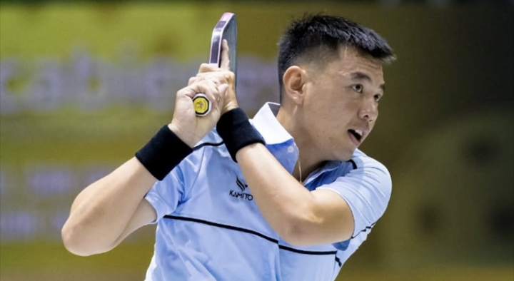 Lee Hoang-nam qualified for three finals: men's singles, men's doubles and mixed doubles in the professional category. (Image: World Pickleball Championship)