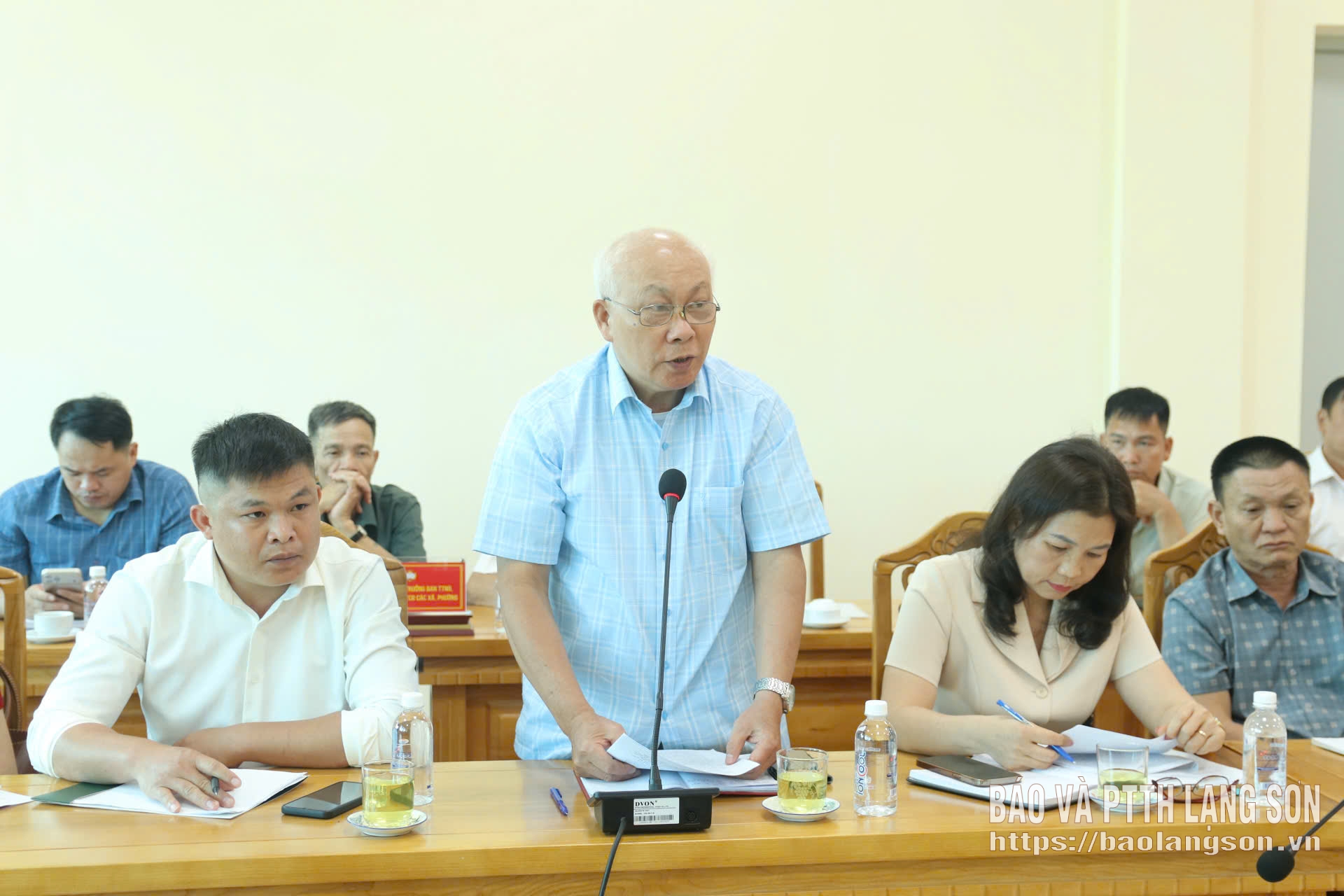 Đại biểu phường Đông Kinh phát biểu ý kiến tại hội thảo