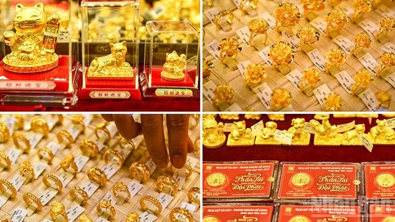 Giá vàng SJC giảm 1,3 triệu đồng/lượng vào ngày 30/10